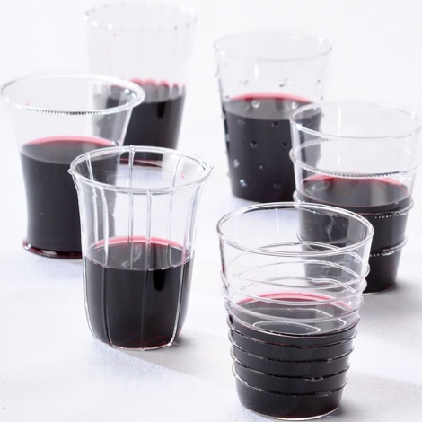 Stemless Red Wine Glasses